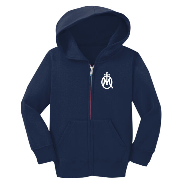 Toddler 2 Color MIQ Zip Hoodie Thumbnail
