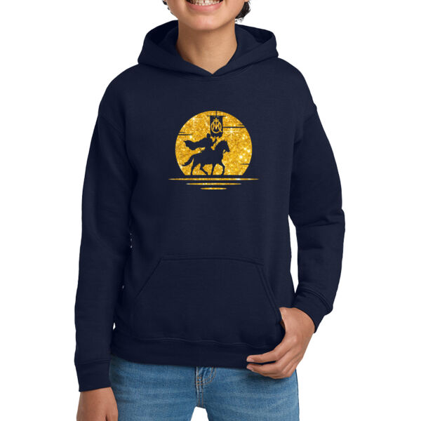 GLITTER Sunset Knight Youth Hoodie Thumbnail