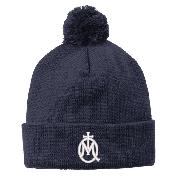 MIQ - Solid Pom Pom Beanie Thumbnail